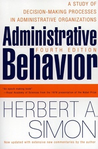Enlarge image Cover: Administrative Behavior - The Free Press