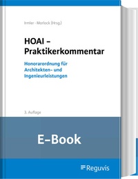 Abbildung von: HOAI - Praktikerkommentar (E-Book) - Reguvis Fachmedien