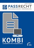 Cover: Passrecht. Personalausweisrecht. Aufenthaltsrecht - wbv Media