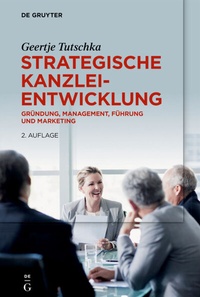 Abbildung von: Strategische Kanzleientwicklung - De Gruyter