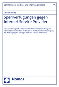 Abbildung von: Sperrverfügungen gegen Internet Service Provider - Nomos