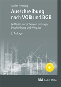 Abbildung von: Ausschreibung nach VOB und BGB - Rudolf Müller Verlag