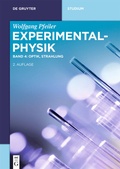 Cover: Optik, Strahlung - De Gruyter