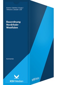 Abbildung von: Bauordnung Nordrhein-Westfalen - Kommunal- und Schul-Verlag