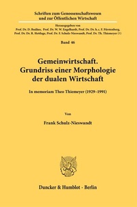 Abbildung von: Gemeinwirtschaft. Grundriss einer Morphologie der dualen Wirtschaft - Duncker & Humblot