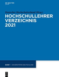 Abbildung von: Universitäten Deutschland - De Gruyter Saur