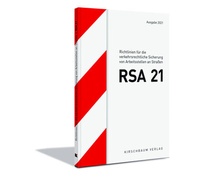 Abbildung von: RSA-Textausgabe - Richtlinien für die Sicherung von Arbeitsstellen an Straßen - Kirschbaum Verlag