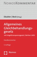 Cover: Allgemeines Gleichbehandlungsgesetz - Nomos