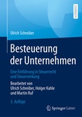 Cover: Besteuerung der Unternehmen - Springer Gabler