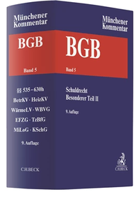 Abbildung von: Münchener Kommentar zum Bürgerlichen Gesetzbuch: BGB - Band 5 - C.H.BECK
