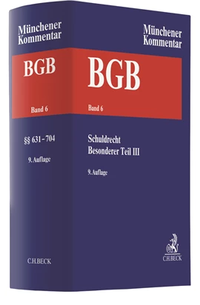 Bild vergrößern Bild: Münchener Kommentar zum Bürgerlichen Gesetzbuch: BGB - Band 6 - C.H.BECK