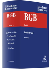 Bild vergrößern Bild: Münchener Kommentar zum Bürgerlichen Gesetzbuch: BGB - Band 9 - C.H.BECK