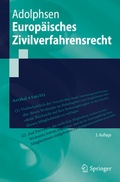 Cover: Europ&auml;isches Zivilverfahrensrecht - Springer
