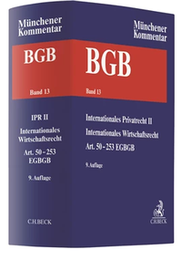 Abbildung von: Münchener Kommentar zum Bürgerlichen Gesetzbuch: BGB - Band 13 - C.H.BECK