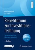 Cover: Repetitorium zur Investitionsrechnung - Springer Gabler