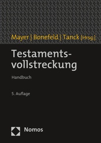 Abbildung von: Testamentsvollstreckung - Nomos