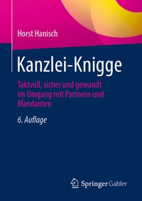 Abbildung von: Kanzlei-Knigge - Springer Gabler