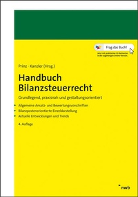 Bild vergrößern Bild: Handbuch Bilanzsteuerrecht - NWB