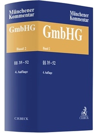 Abbildung von: Münchener Kommentar zum Gesetz betreffend die Gesellschaften mit beschränkter Haftung - Band 2 - C.H.BECK