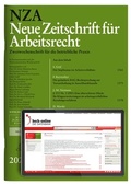 Bild: NZA Neue Zeitschrift f&uuml;r Arbeitsrecht - C.H.BECK