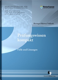 Abbildung von: Prüfungswissen kompakt - Deutscher Notarverlag