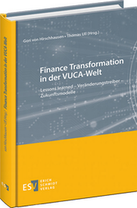 Abbildung von: Finance Transformation in der VUCA-Welt - Erich Schmidt Verlag