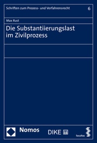 Abbildung von: Die Substantiierungslast im Zivilprozess - Nomos