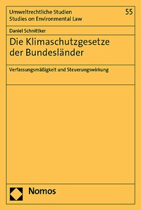 Abbildung von: Die Klimaschutzgesetze der Bundesländer - Nomos
