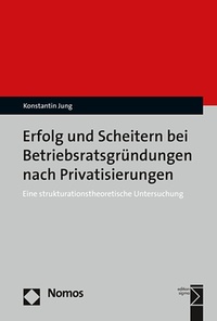 Abbildung von: Erfolg und Scheitern bei Betriebsratsgründungen nach Privatisierungen - Nomos