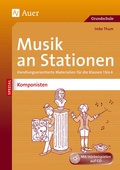 Cover: Musik an Stationen Spezial Komponisten 1-4 - Auer Verlag in der AAP Lehrerwelt GmbH