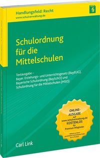Abbildung von: Schulordnung für die Mittelschulen - Carl Link Verlag