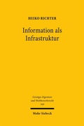 Cover: Information als Infrastruktur - Mohr Siebeck