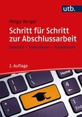 Cover: Schritt f&uuml;r Schritt zur Abschlussarbeit - UTB