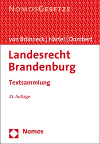 Abbildung von: Landesrecht Brandenburg - Nomos