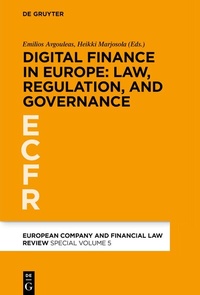 Abbildung von: Digital Finance in Europe: Law, Regulation, and Governance - De Gruyter