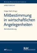 Cover: Mitbestimmung in wirtschaftlichen Angelegenheiten - Fachmedien Recht und Wirtschaft