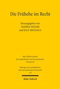 Cover: Die Fr&uuml;hehe im Recht - Mohr Siebeck