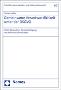 Cover: Gemeinsame Verantwortlichkeit unter der DSGVO - Nomos