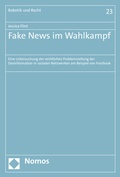 Cover: Fake News im Wahlkampf - Nomos