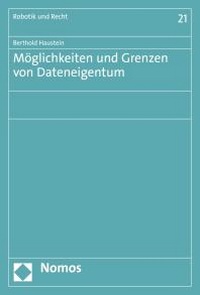 Abbildung von: Möglichkeiten und Grenzen von Dateneigentum - Nomos