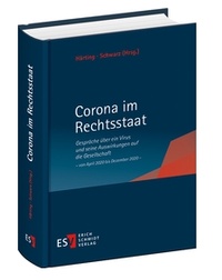 Enlarge image Cover: Corona im Rechtsstaat - Erich Schmidt Verlag