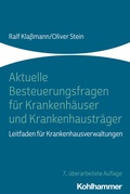 Cover: Aktuelle Besteuerungsfragen f&uuml;r Krankenh&auml;user und Krankenhaustr&auml;ger - Kohlhammer