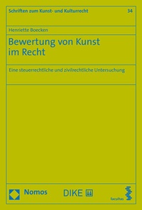Abbildung von: Bewertung von Kunst im Recht - Nomos