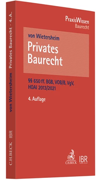 Abbildung von: Privates Baurecht - C.H.BECK