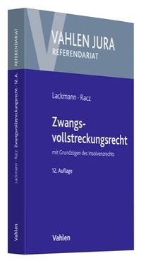Abbildung von: Zwangsvollstreckungsrecht - Vahlen