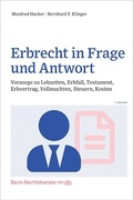 Cover: Erbrecht in Frage und Antwort - dtv