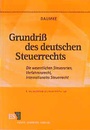 Bild: Grundriss des deutschen Steuerrechts - Erich Schmidt Verlag