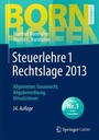 Bild: Steuerlehre 1 Rechtslage 2013 - Springer Gabler