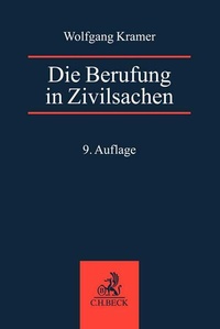 Abbildung von: Die Berufung in Zivilsachen - C.H.BECK