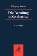 Cover: Die Berufung in Zivilsachen - C.H.BECK